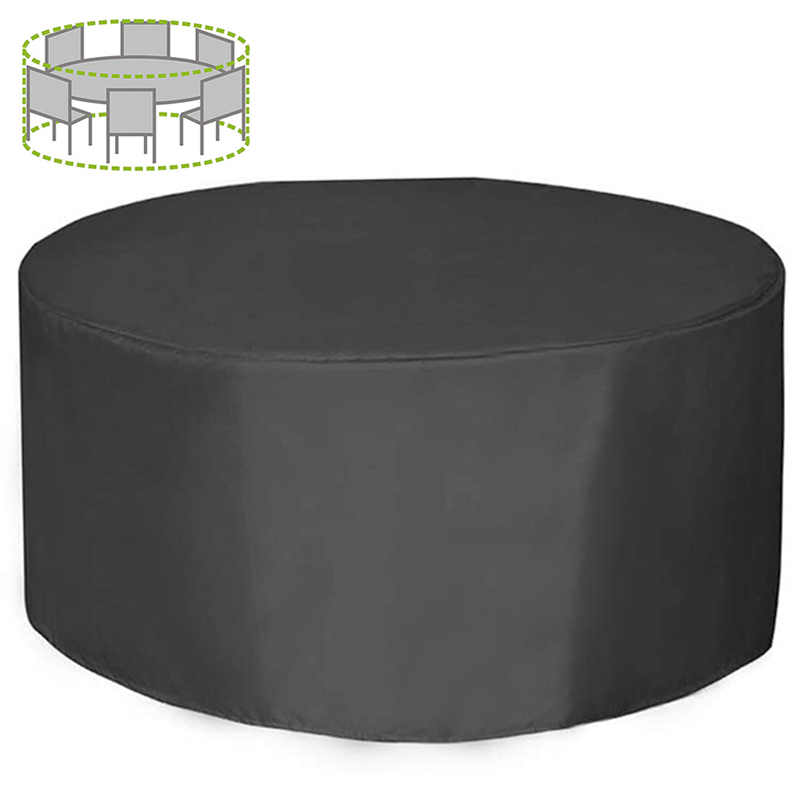 Outdoor Furniture Heavy Duty - غطاء أثاث دائري بـ 12 مقاسًا،