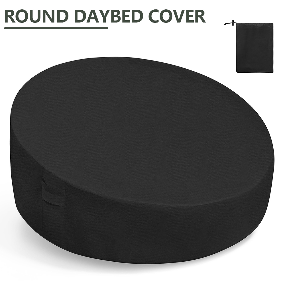 Outdoor Furniture Fabric Waterproof - غطاء سرير دائري للحدائق مصنوع من