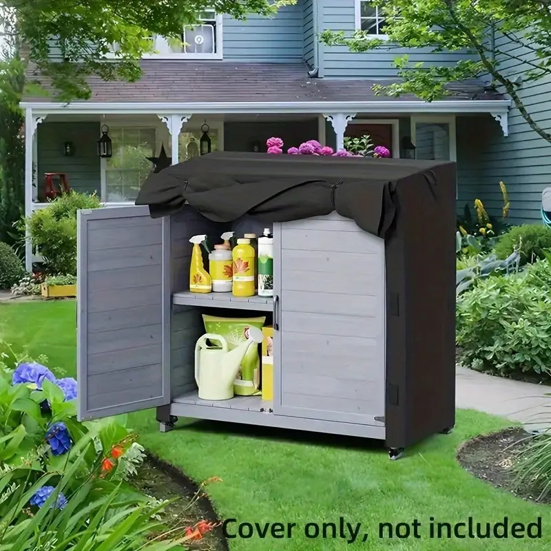 Outdoor Furniture Heavy Duty - غطاء خزانة مقاوم للماء، واقي صندوق