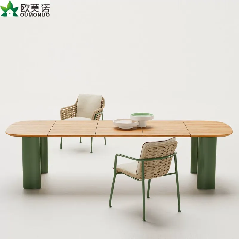 Outdoor Furniture Hotel - طقم طاولة وكراسي طعام خارجية من