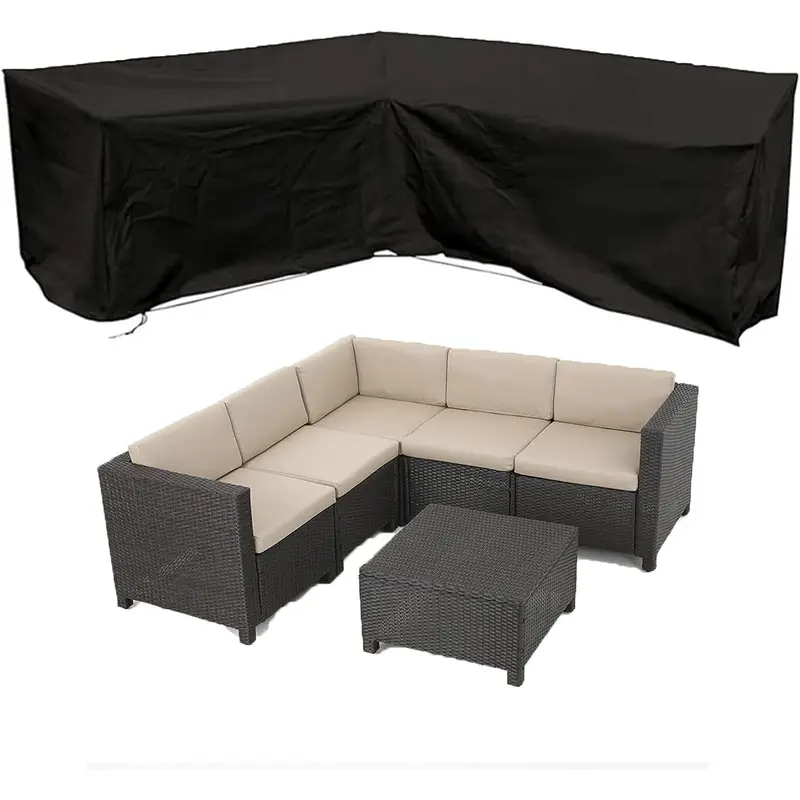 Outdoor Furniture Fabric Waterproof - غطاء أريكة خارجي على شكل حرف