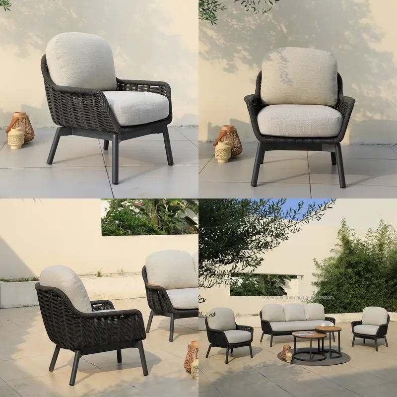 Outdoor Furniture Osmen - أريكة OSMEN SARDINIA الفردية للحدائق من