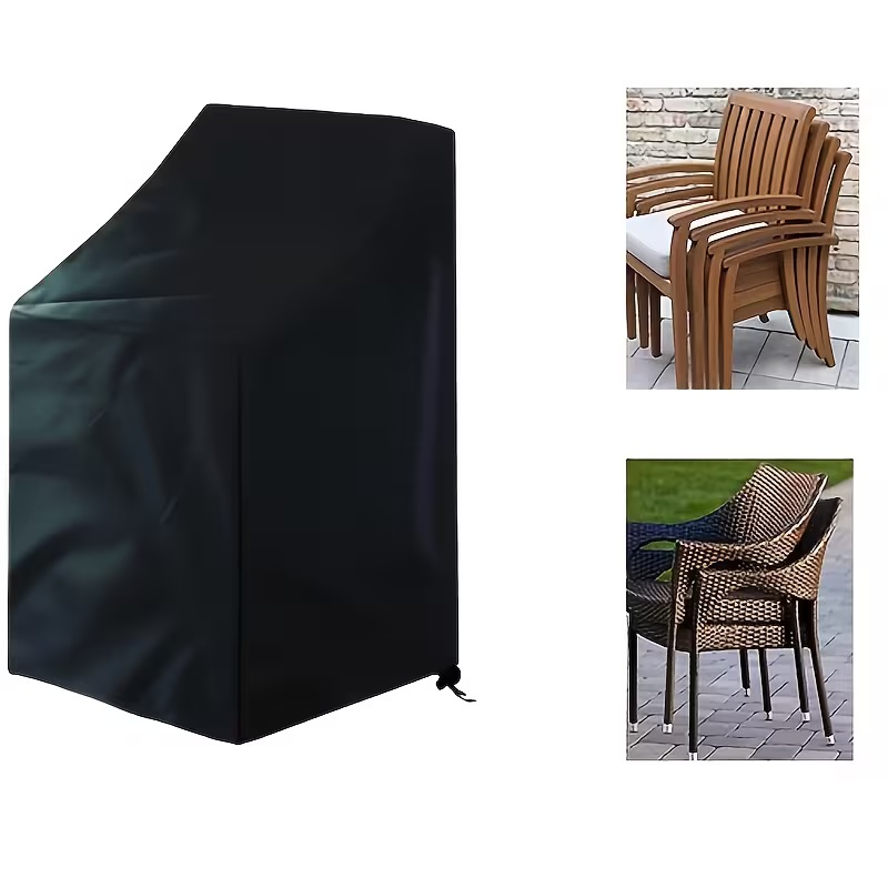 Outdoor Furniture Heavy Duty - غطاء كرسي خارجي متين قابل للتكديس،