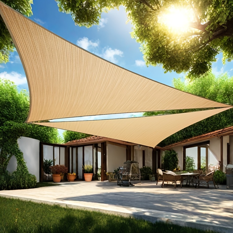 Outdoor Furniture Hdpe - مظلة شمسية، قماش تظليل مثلثي الشكل