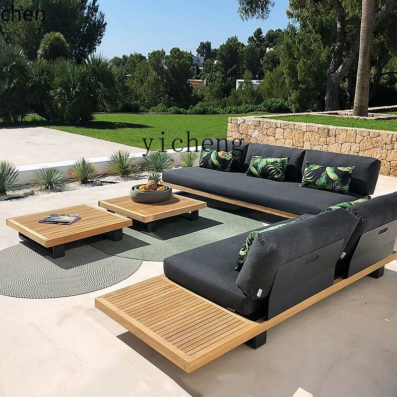 Outdoor Furniture Hotel - أريكة خشب الساج الخارجية من HYS