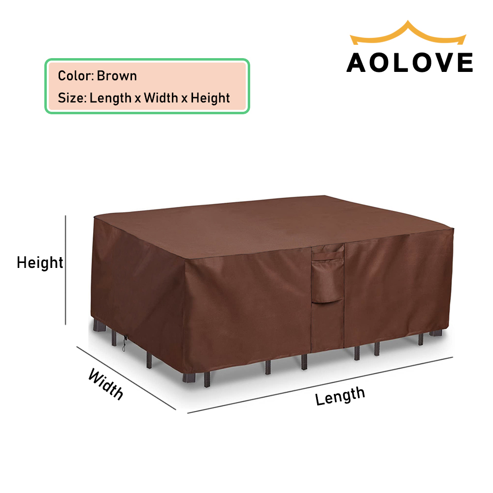 البني 420D الثقيلة في الهواء ا - مراجعة Outdoor Furniture Fabric Waterproof وسعره