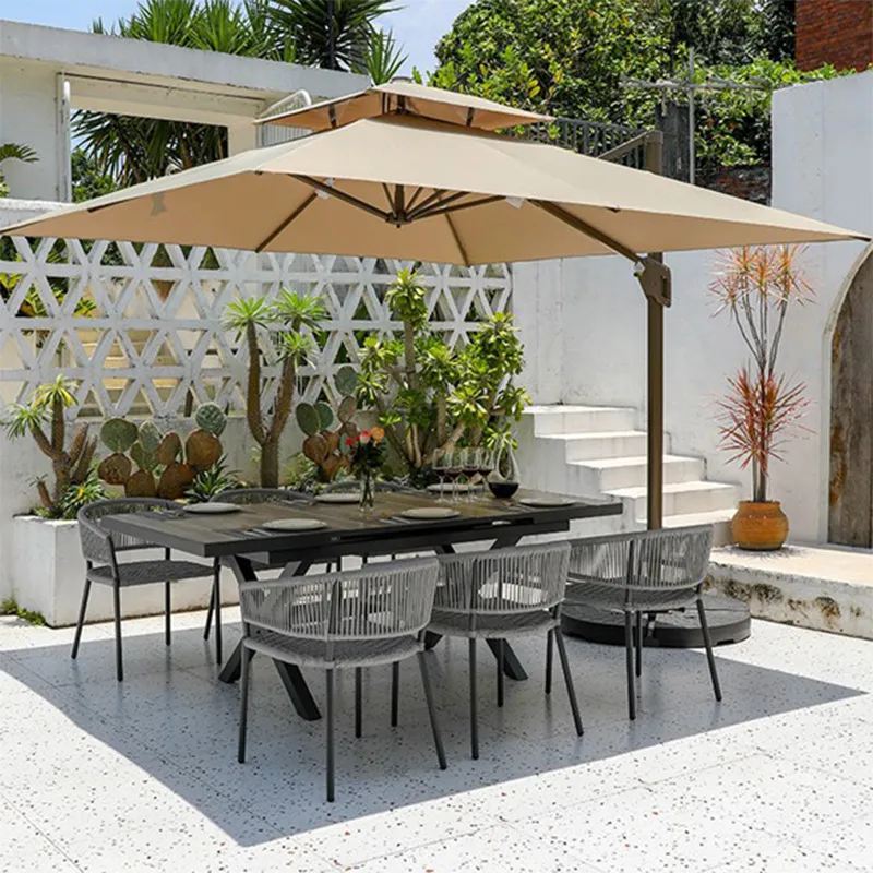 طقم طاولة وكراسي طعام خارجية ب - مراجعة Outdoor Furniture Dining Set وسعره