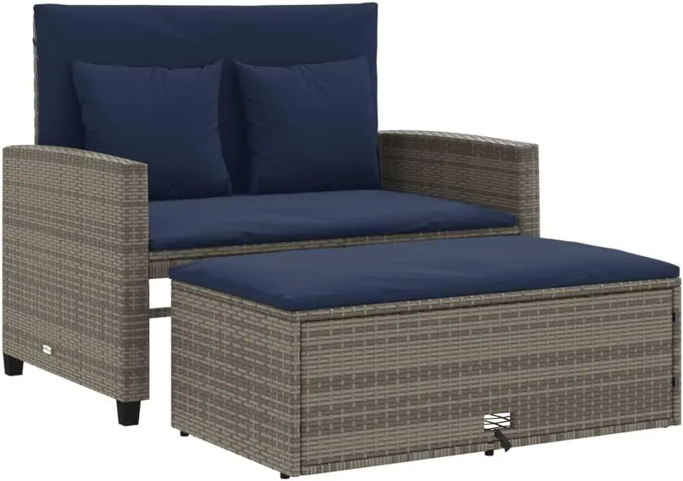أريكة حديقة قابلة للتحويل من ا - مراجعة Outdoor Furniture Rattan وسعره