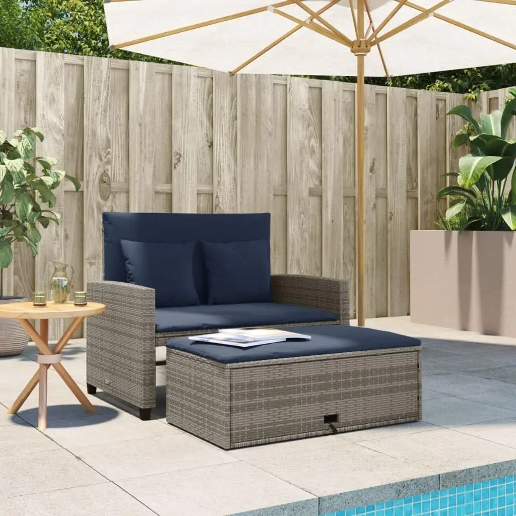 أريكة حديقة قابلة للتحويل من ا - مراجعة Outdoor Furniture Rattan وسعره