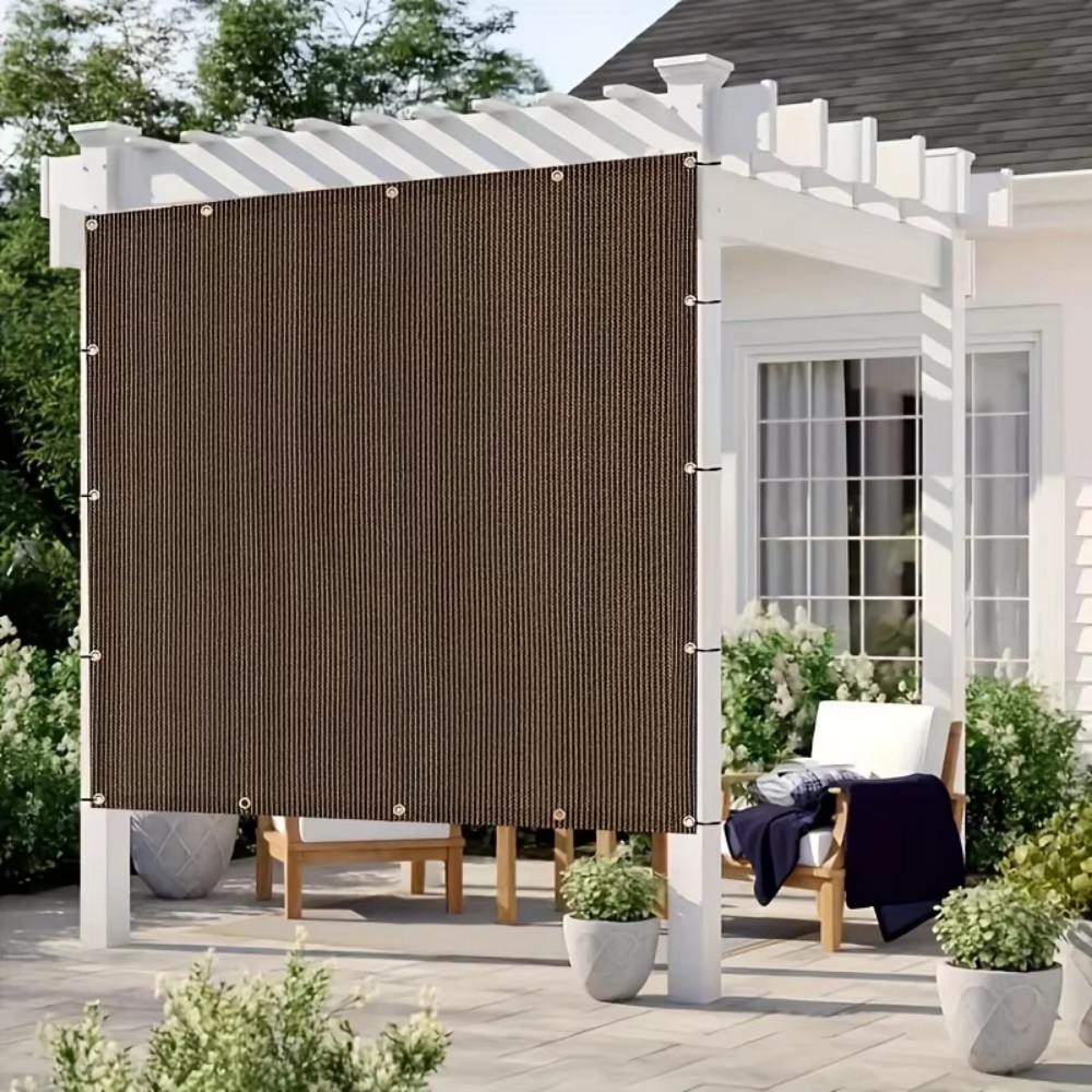 مظلة متينة بنية اللون للحماية  - مراجعة Outdoor Furniture Hdpe وسعره