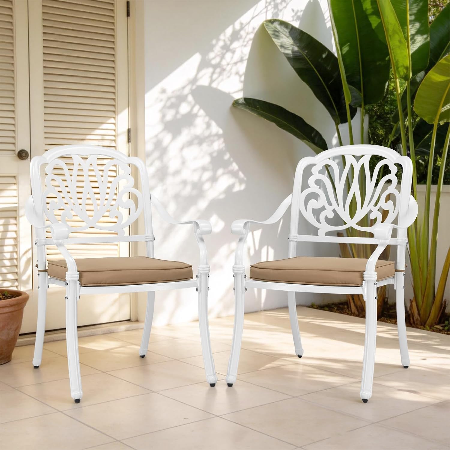 مجموعة كراسي طعام من الألمنيوم - مراجعة Outdoor Furniture Dining Set وسعره