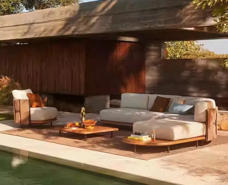 أريكة خارجية من الروطان بتصميم - مراجعة Outdoor Furniture Rattan وسعره