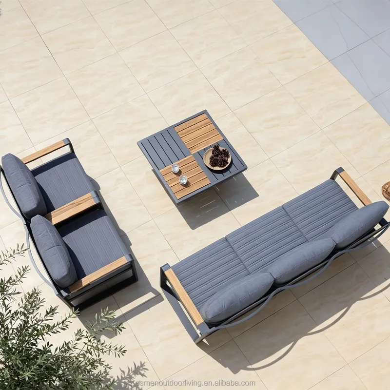 طقم أريكة ألومنيوم عصري من OSM - مراجعة Outdoor Furniture Osmen وسعره