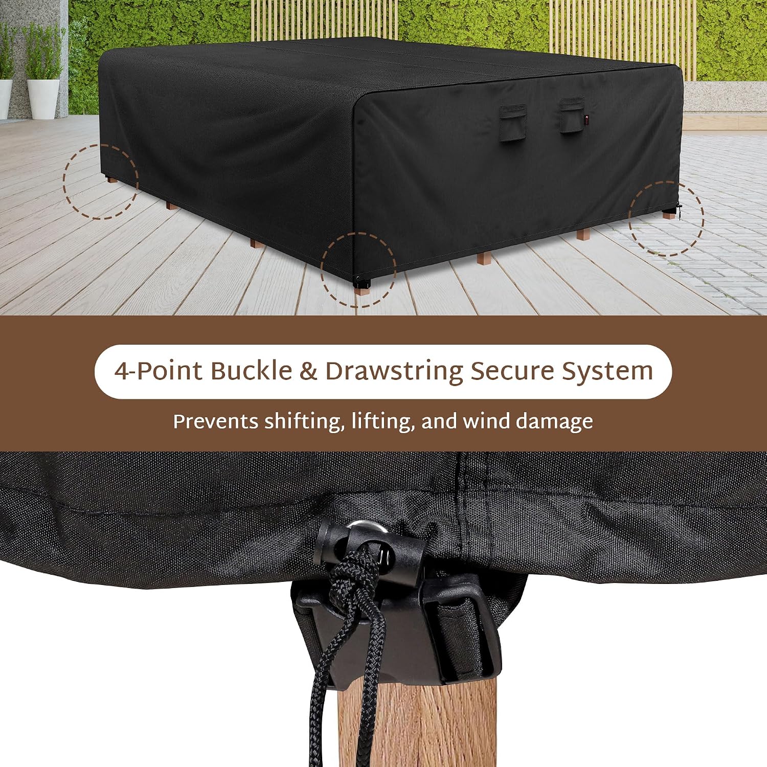 غطاء طاولة خارجي مستطيل الشكل  - مراجعة Outdoor Furniture Heavy Duty وسعره