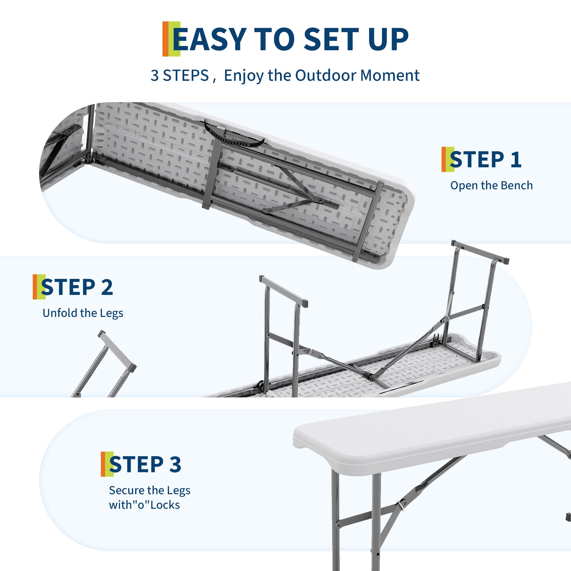 مقعد خارجي قابل للطي بطول 6 أق - مراجعة Outdoor Furniture Hdpe وسعره