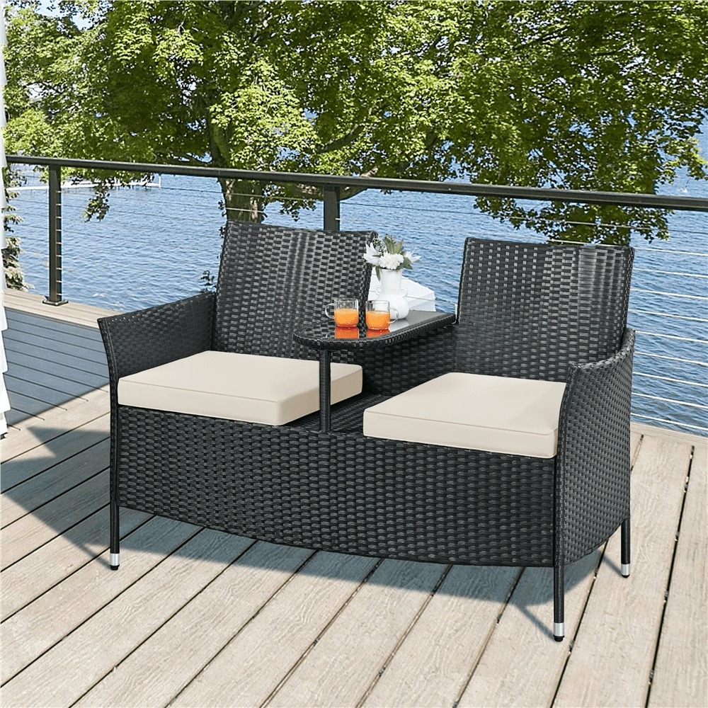 كرسي مزدوج فاخر للاستخدام الخا - مراجعة Outdoor Furniture Balcony وسعره