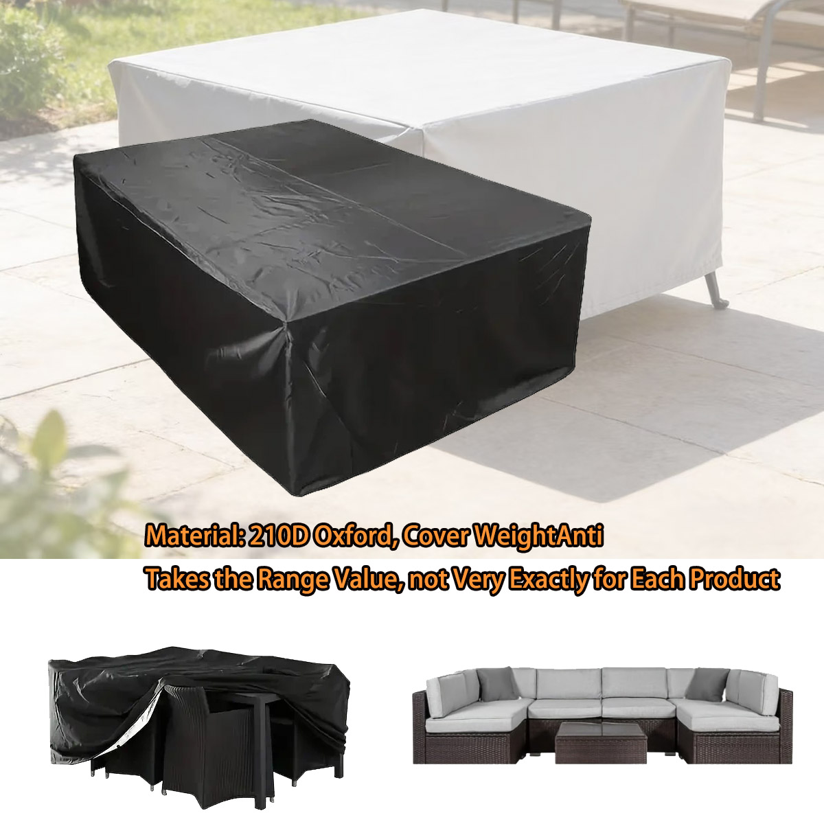 غطاء أثاث خارجي بـ 600 حجم مخت - مراجعة Outdoor Furniture Fabric Waterproof وسعره