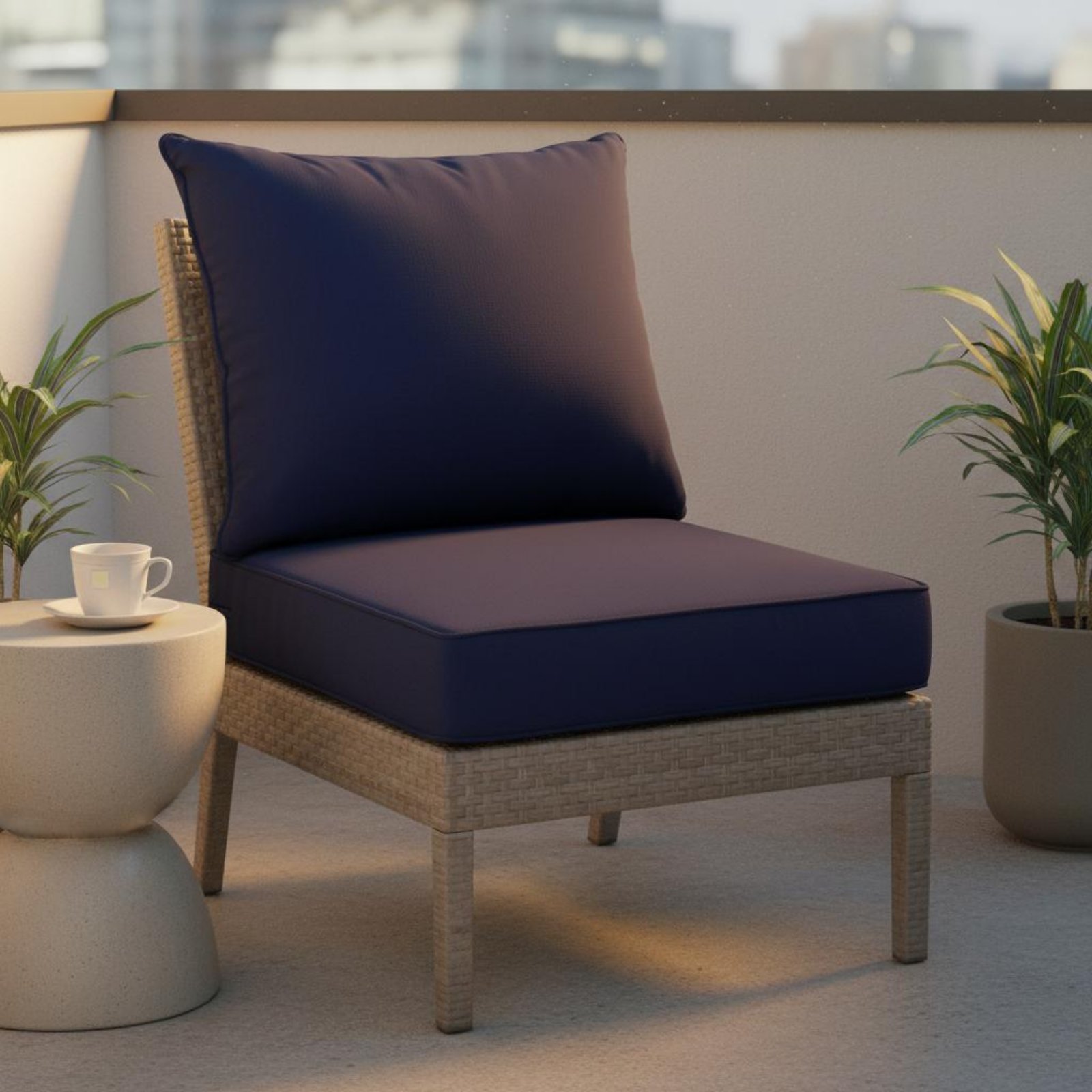 وسادة كرسي الفناء مع إغلاق مخف - مراجعة Outdoor Furniture Patio وسعره