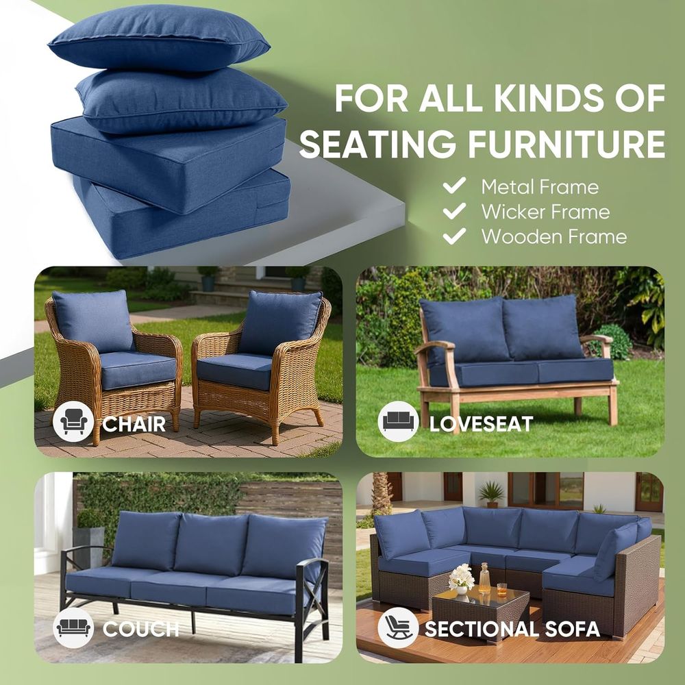 وسائد أثاث خارجي، وسائد مقاعد  - مراجعة Outdoor Furniture Fabric Waterproof وسعره