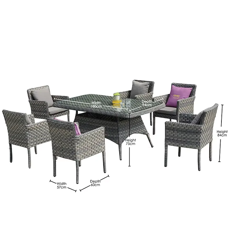 طقم طاولة وكراسي طعام خارجية م - مراجعة Outdoor Furniture Osmen وسعره